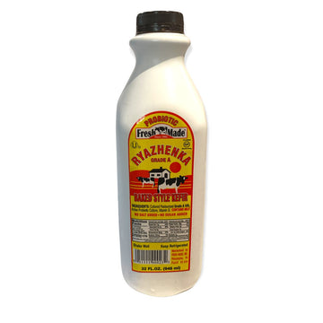 Ryazhenka - Baked Style Kefir(Fresh Made) - 32oz/946ml
