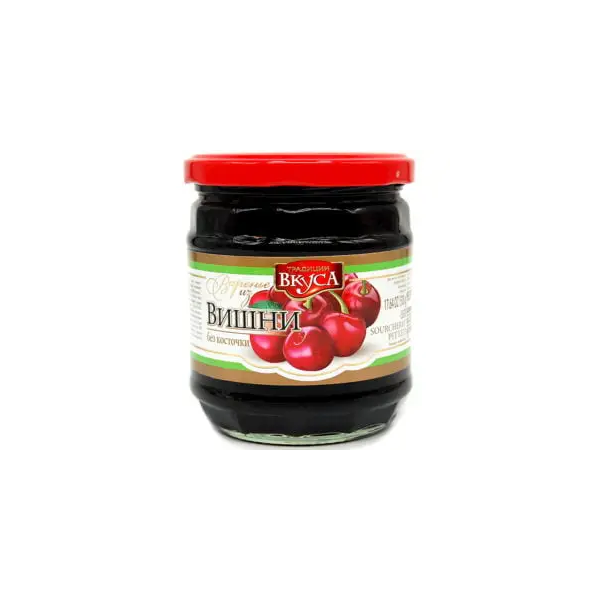 Tradicii Vkusa Sour Cherry Preserve Unpitted, 500g image