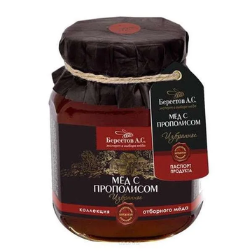 Berestov Honey with Propolis, 500g image