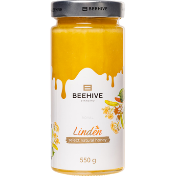 Beehive Linden Honey Glass Jar, 550g image