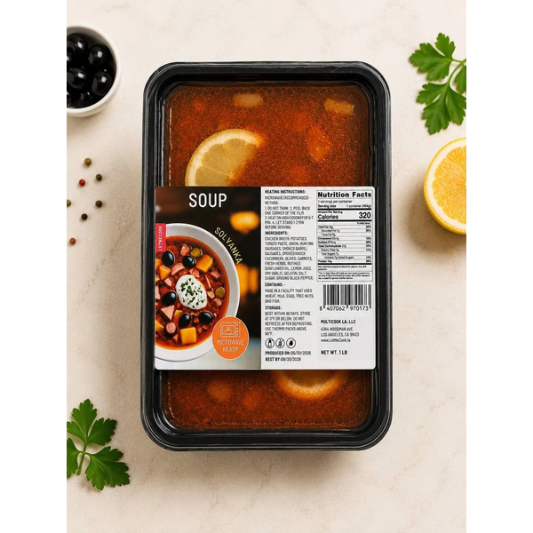 LetMeCook Solyanka Soup Microwave Ready, Prepacked image