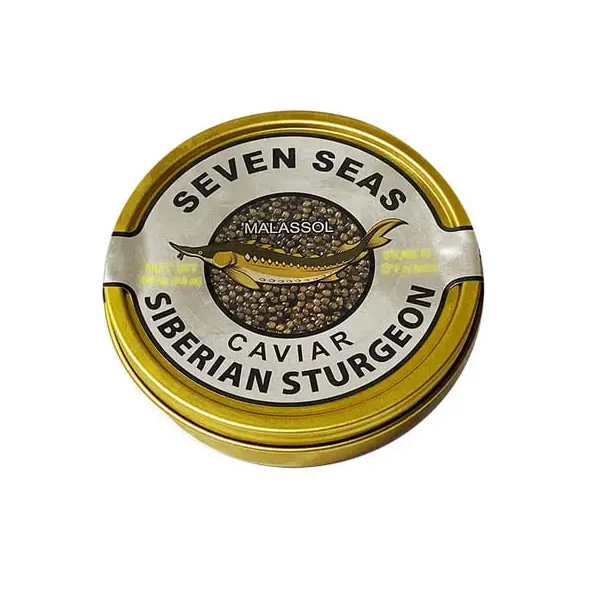 Seven Seas Siberian Sturgeon Black Caviar, 250g image