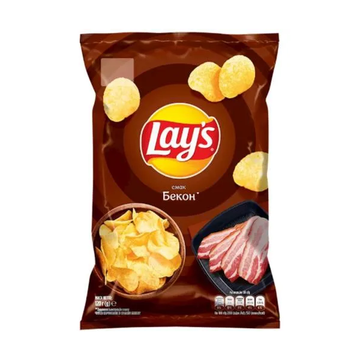 Lay's Bacon Potato Chips, 120g image