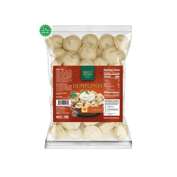 Meat & Dough Halal Chicken Dumplings (Pelmeni), 2 lb image
