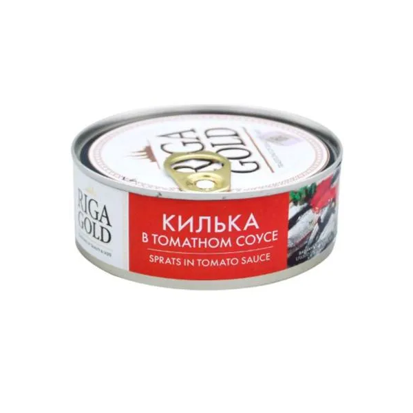 Riga Gold Kilka Sprats in Tomato Sauce, 240g image