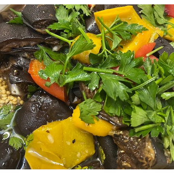 Eggplant Salad with Vegetables, Prepacked image