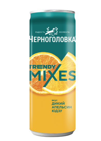 Chernogolovka Wild Orange Yuzu Drink, 330ml image