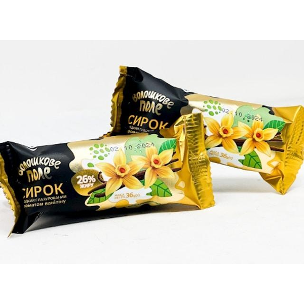 Voloshkove Pole Vanilla Cottage Cheese Bar, 36g image