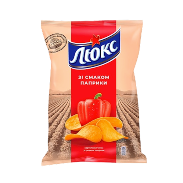 Lux Potato Chips Paprika, 125g image