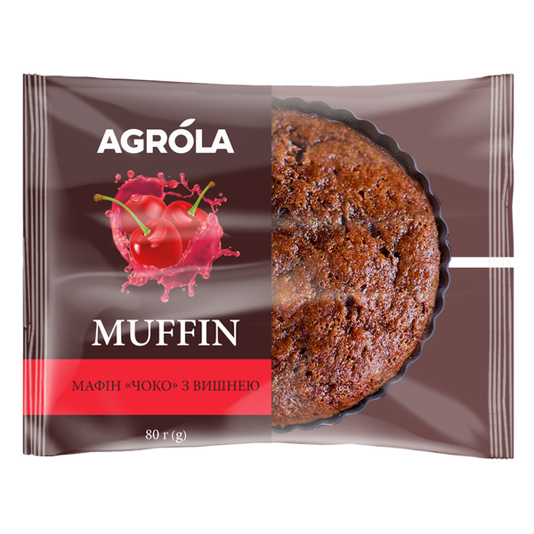 Bandinelli Chocolate & Cherry Muffin, 80g image