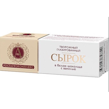 Aleksandrov Vanilla White Chocolate Cheese Bar 26%, 50g image