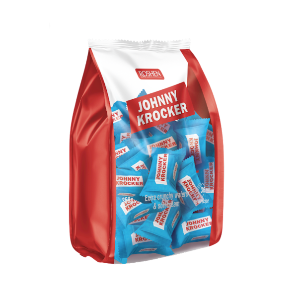 Roshen Johnny Krocker Coconut Cream Candies, Prepacked image