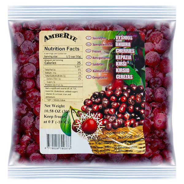 Amberye Frozen Sour Tart Cherries, 300g image
