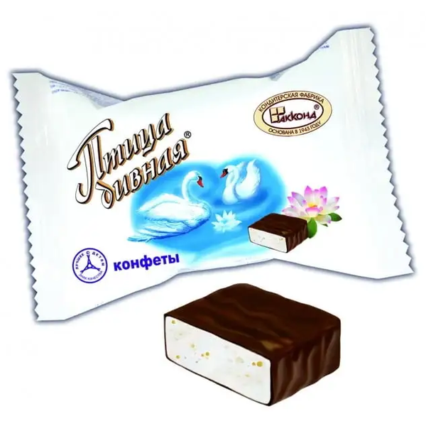 Akkond Divnaya Ptichka Chocolate Souffle Candy, Prepacked image