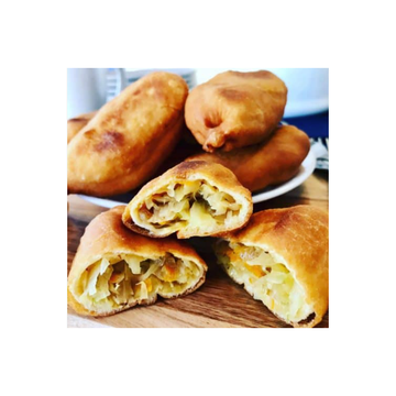 Homemade Fried Pirozhki with Cabbage, 90g image