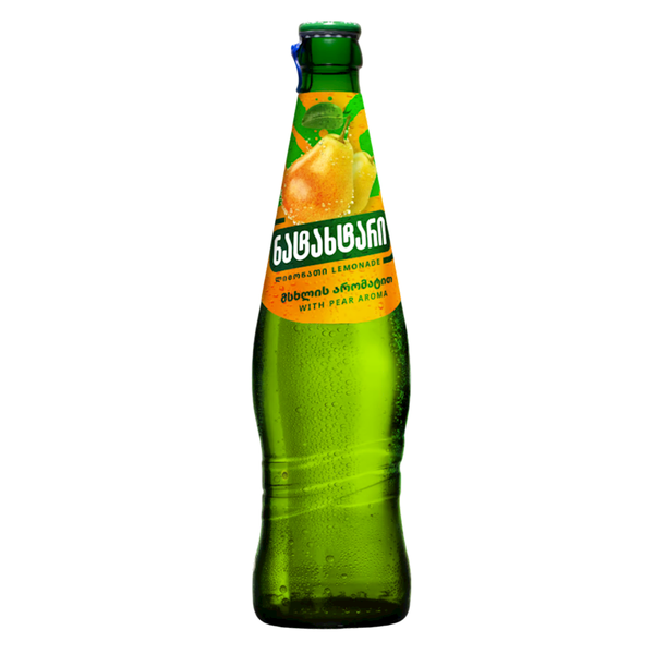 Natakhtari Pear Soft Drink Glass Bottle, 500ml image