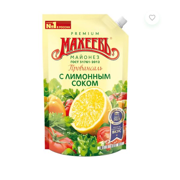 Maheev Mayonnaise with Lemon Juice, 380g image