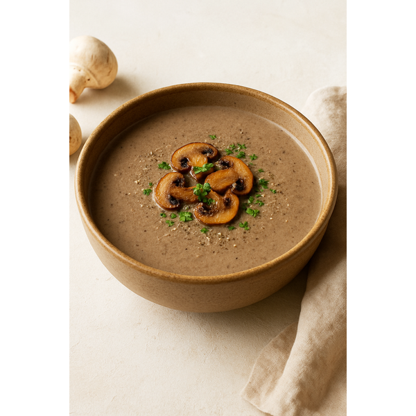 LetMeCook Frozen Cream Mushroom Soup, 1lb image