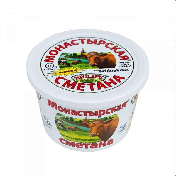 Biolife Monastyrskaya Sour Cream, 425g image