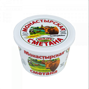 Biolife Monastyrskaya Sour Cream, 425g image