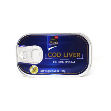 Riga Gold Natural Cod Liver, 121g image