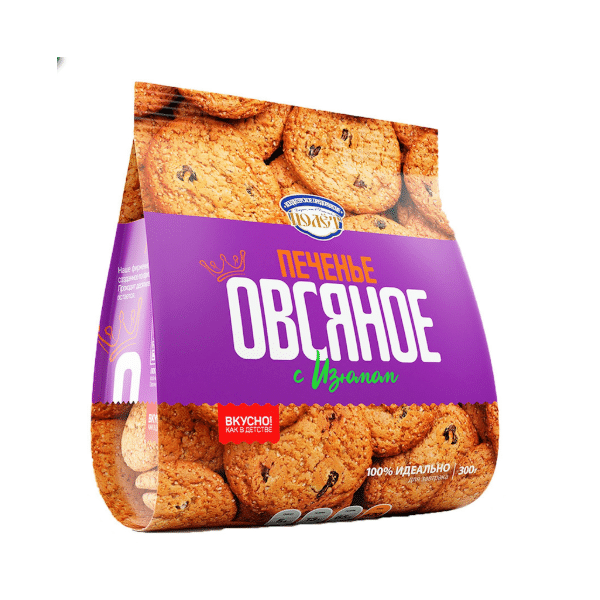 Polet Oatmeal Raisin Cookies, 300g image