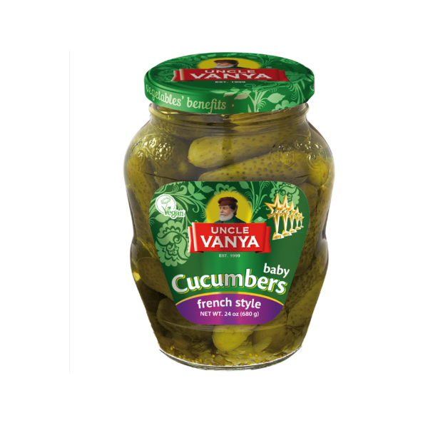 Uncle Vanya French Style Pickled Cucumbers, 680g image