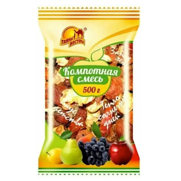 Tainy Vostoka Dry Fruit Compote Mix, 500g image