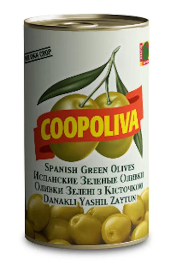 Coopoliva Whole Green Pitted Olives, 385g image