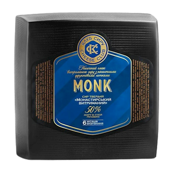 Cheese Club Monastyrskiy Cheese Chunk, Prepacked image