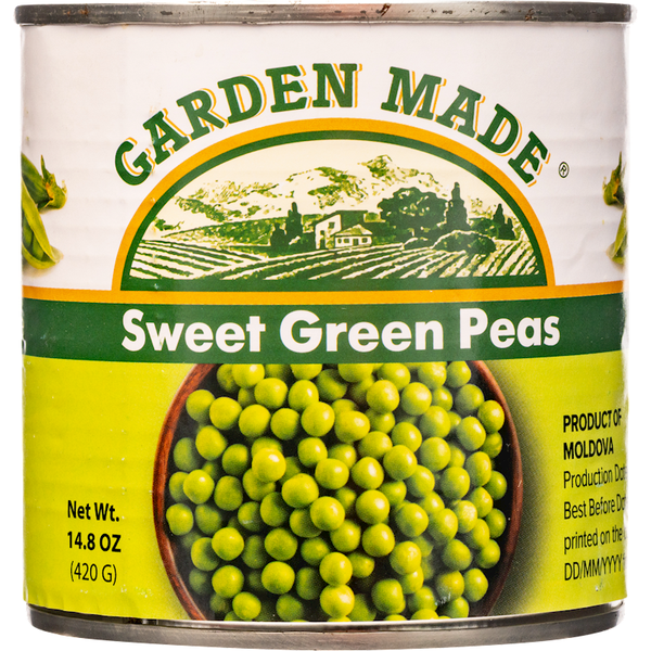 Garden Made Sweet Green Peas Can, 420g image
