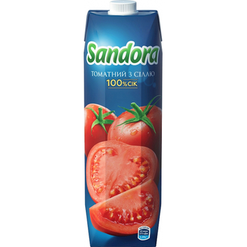 Sandora Tomato Juice with Salt, 950ml image