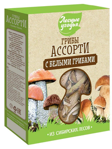 Lesnie Ugod'Ya Dried White Mushrooms, 40g image