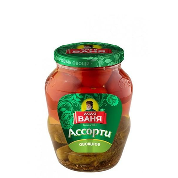 Uncle Vanya Assorted Pickled Cucumbers & Tomatoes, 680g image