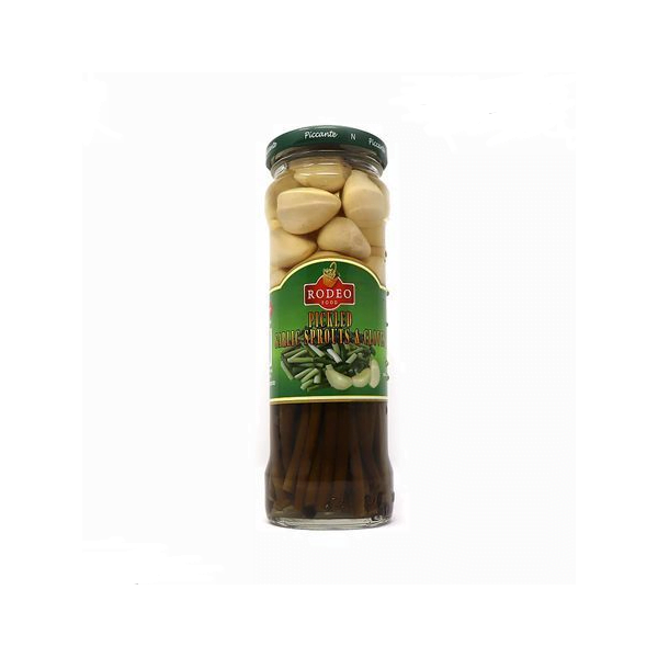 Pickled Garlic Sprouts & Cloves, 370ml image