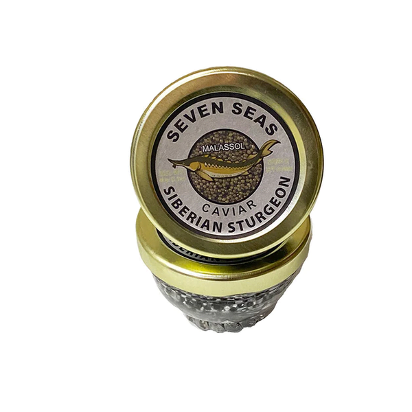 Seven Seas Siberian Sturgeon Black Caviar, 50g image