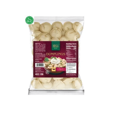 Meat & Dough Halal Beef Dumplings (Pelmeni), 2 lb image