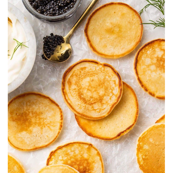 Homemade Delights Russian Style Cocktail Blinis, 10 pcs image
