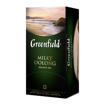 Greenfield Milky Oolong Black Tea Bags, 25 bags