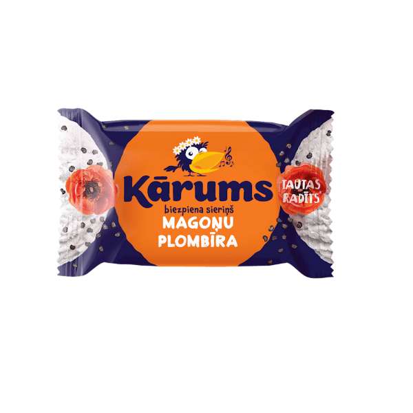 Karums Poppy Seed & Plombir Curd Bar, 45g image