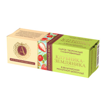 Aleksandrov Strawberry & Wild Strawberry Cheese Bar 26%, 50g
