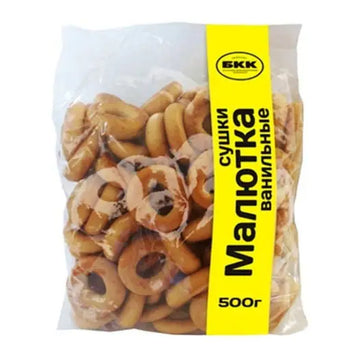 BKK Malutka Vanilla Sushka Bread Rings, 500g