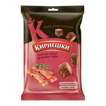 Kirieshki Bacon Sukhariki Croutons, 100g