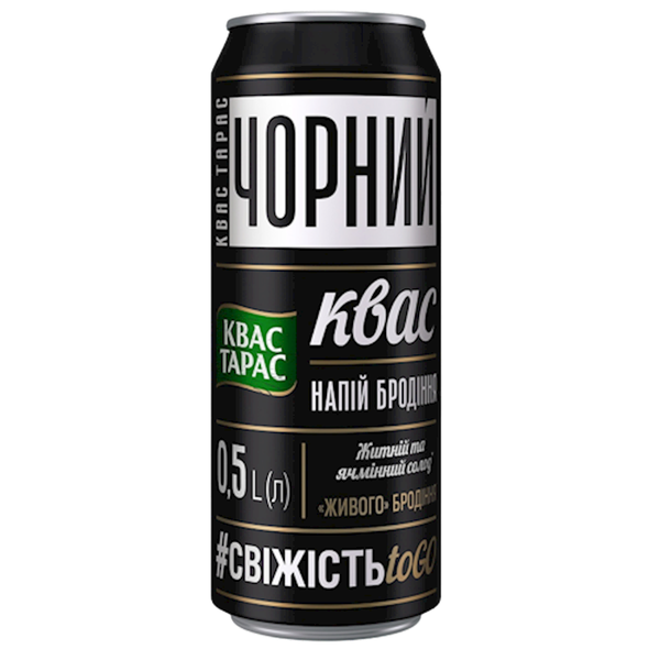 Taras Dark Kvass, 0.5L Can image