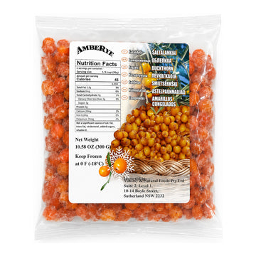 Frozen Sea Buckthorn Berries (Oblepikha), 300g