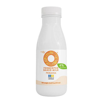 Organic Milk Ryazhenka 4%, 972g