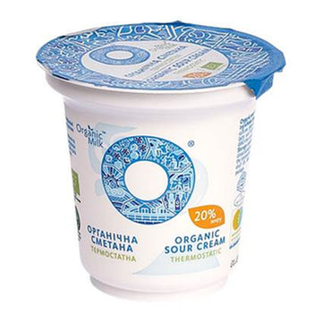 Organic Milk Sour Cream Thermostatic, 250g