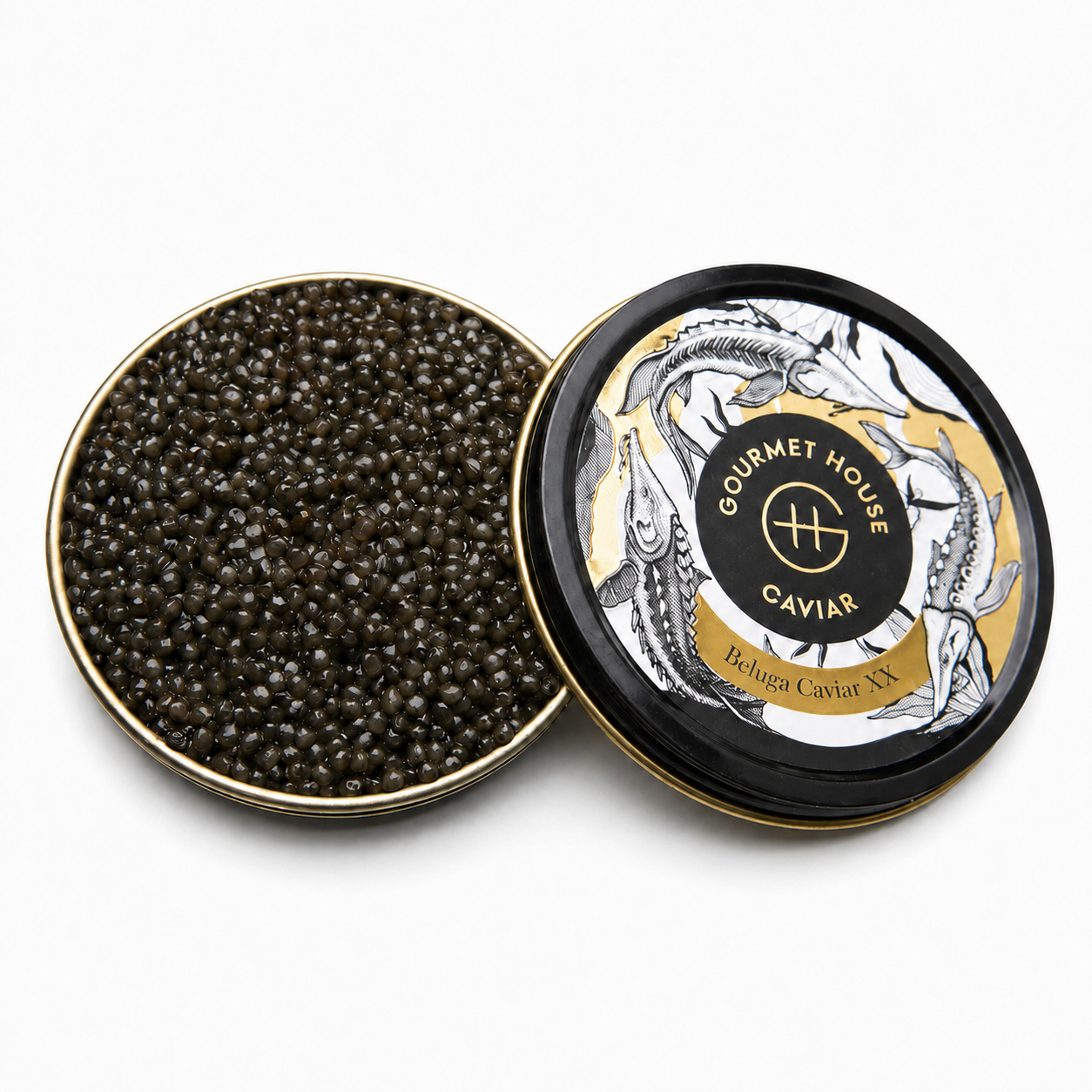 Gourmet House Beluga Hybrid Black Caviar, 50g image