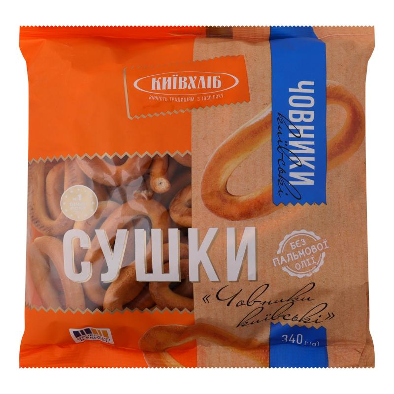 Kievkhlib Chelnochok Sushka Bread Rings, 340g image