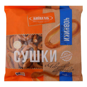 Kievkhlib Chelnochok Sushka Bread Rings, 340g image